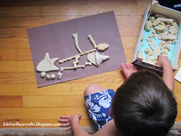 How To Make Dinosaur Bones At Home  Dinosaur Activities and Crafts For Kids