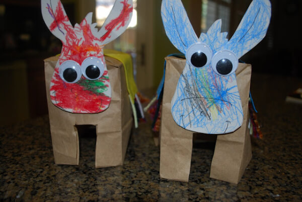 Donkey Crafts & Activities for Kids How To Make Donkey Paper Bag