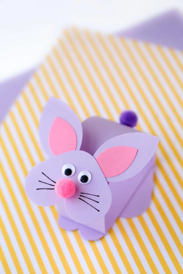How To Make Easy Paper Bunny Craft At School Easter Crafts to Make for Toddlers