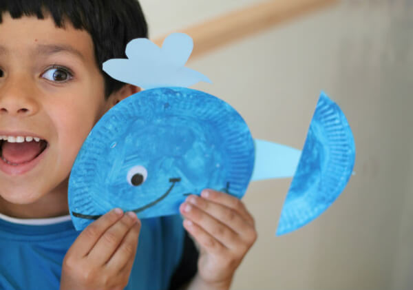 Whale Crafts & Activities for Kids How To make Whale With Paper Plate