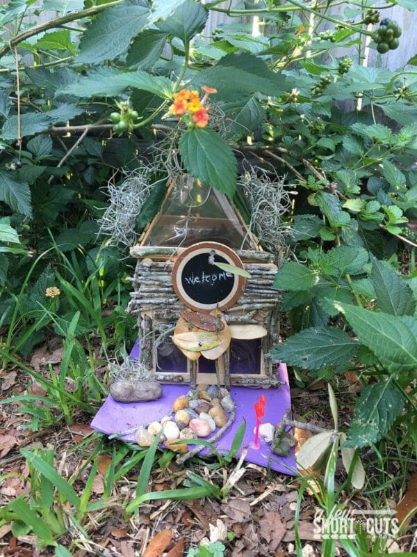 DIY Fairy House Ideas for Kids How To Make Popsicle Fairy House