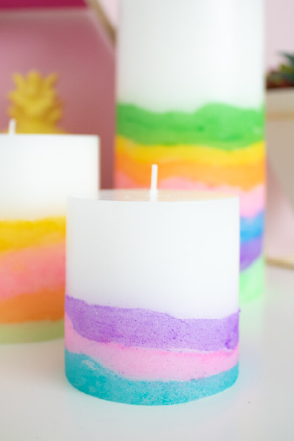 Summer Craft Ideas for Kids How To Make Sand Art Candles