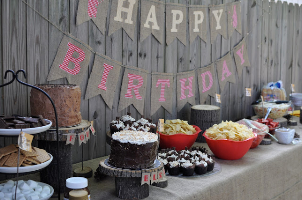Indoor Put a Bear On It Camping Birthday Party Idea