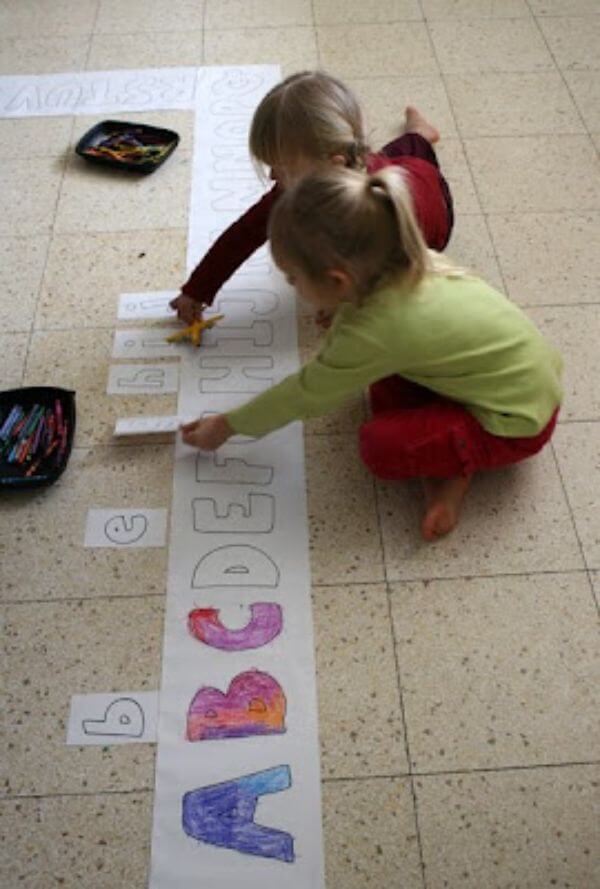 Interesting Floor Alphabet Game Activities For Kids