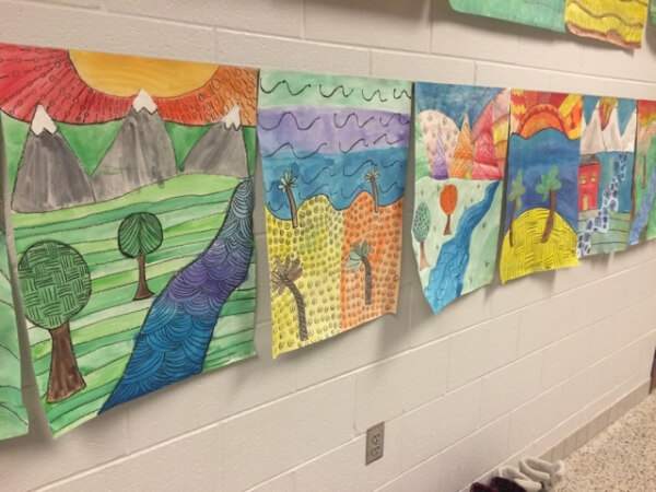 Creative Art Projects for 4th Grade Landscape Art Projects For 4th Grade 