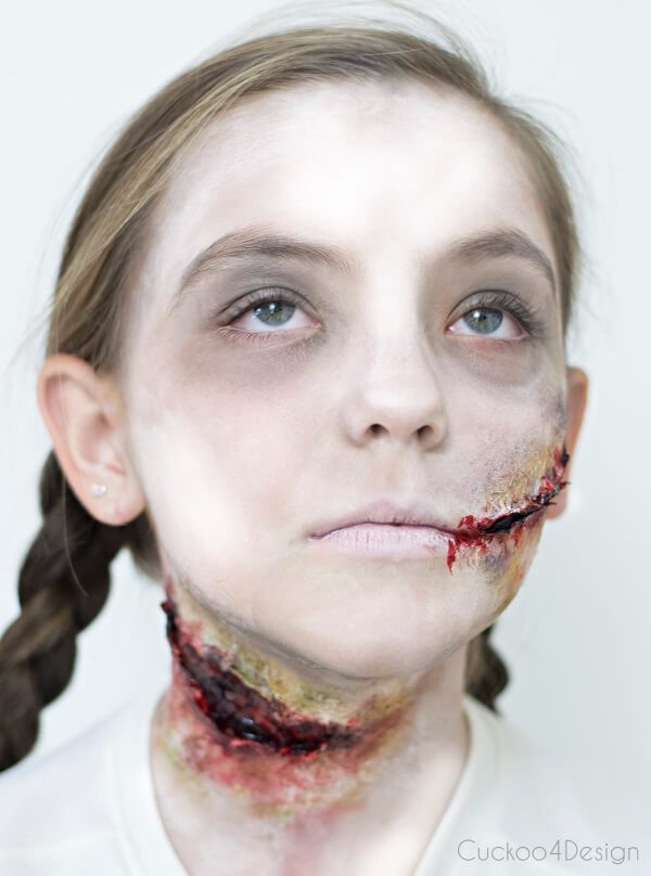 DIY Halloween Costumes for Kids Last Minute Zombie Make Up For Halloween