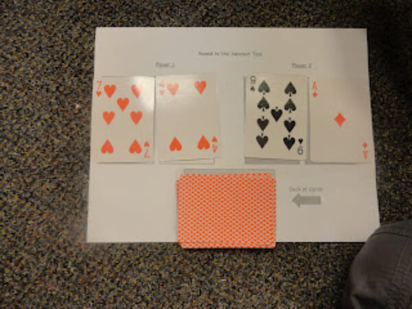 Learn Rounding With Playing Cards 