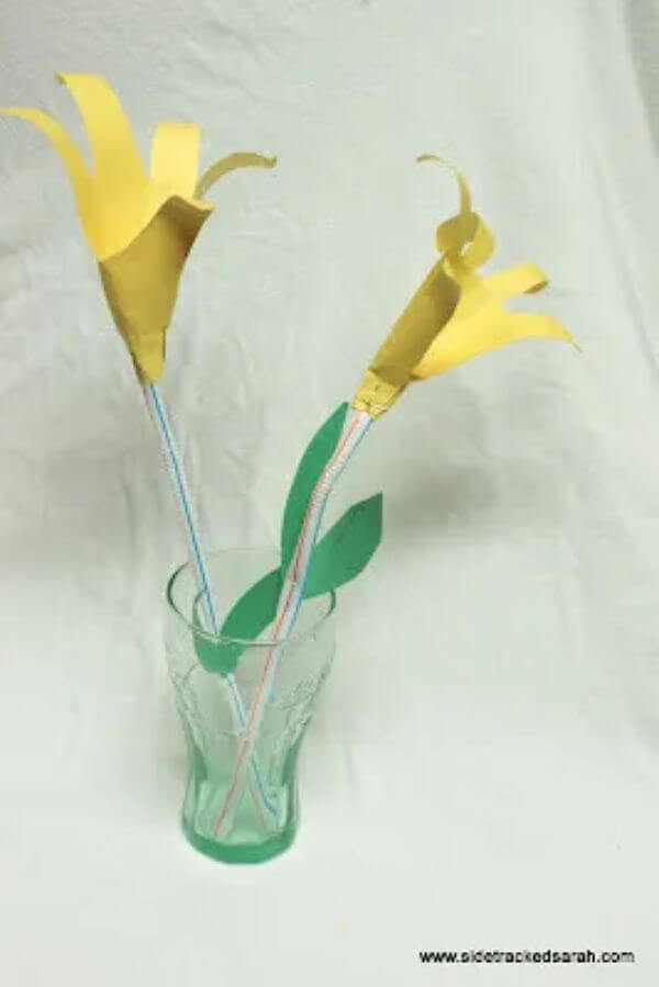 Lily Flower Craft Idea For Toddlers
