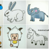 Lovely Animal Drawings for Kids