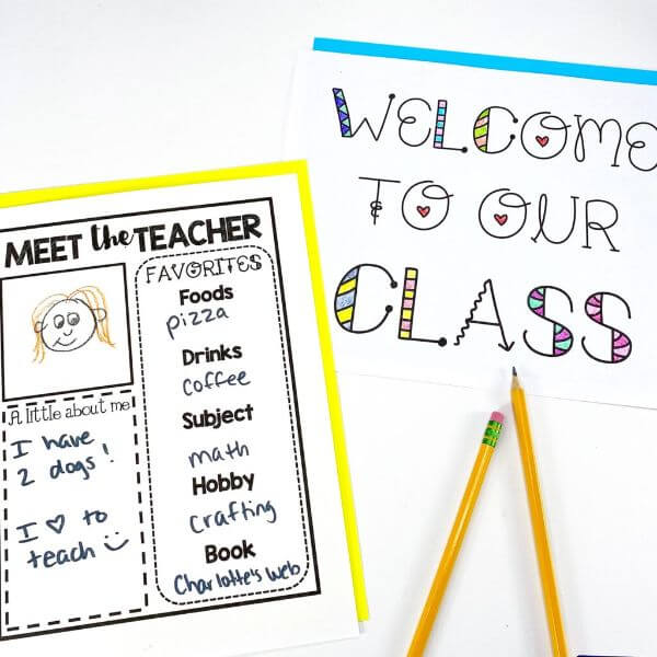 Meet The Teacher Ideas For Back to School