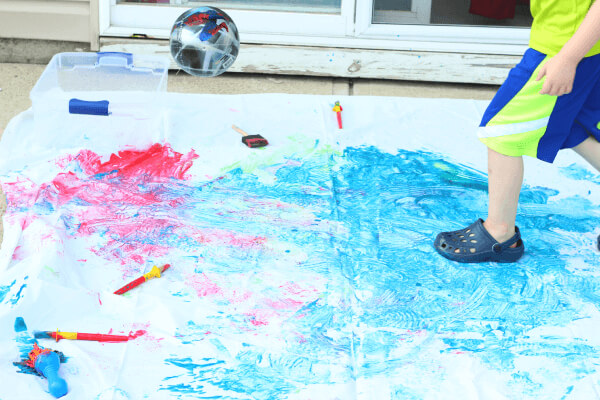 Easy Painting Activities for Kids Messy Preschool Art Activity For Kids 