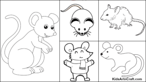 Mouse Coloring Pages For Kids – Free Printables - Kids Art &amp; Craft