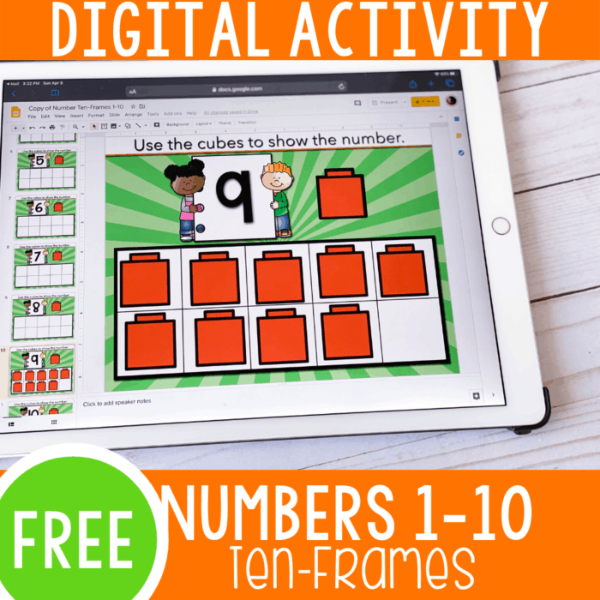 Ten Frames Activity For Elementary Math Students