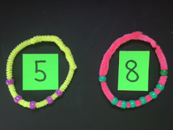 Number Activities Ideas for Kids Number Bonds Practice In Circles Using Math Beads