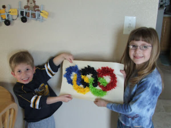 Olympic Flag Craft Activity For Kids