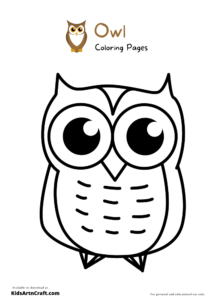 Owl Coloring Pages For Kids – Free Printables - Kids Art &amp; Craft