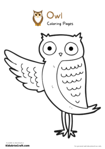 Owl Coloring Pages For Kids – Free Printables - Kids Art &amp; Craft