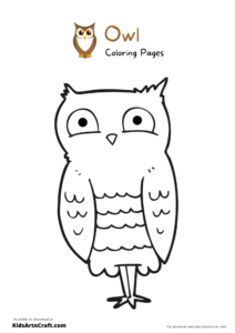 Owl Coloring Pages For Kids – Free Printables - Kids Art &amp; Craft