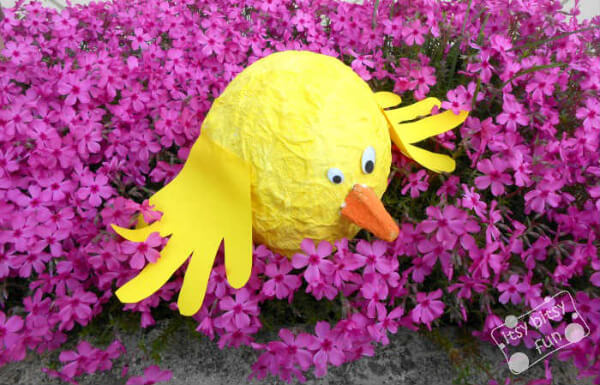 Chicken Crafts & Activities for Kids Simple Easter Paper Mache Chick