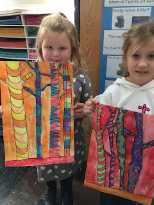Patterns/textured Trees Activities For Student