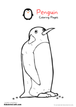 Penguin Coloring Pages For Kids – Free Printables - Kids Art & Craft