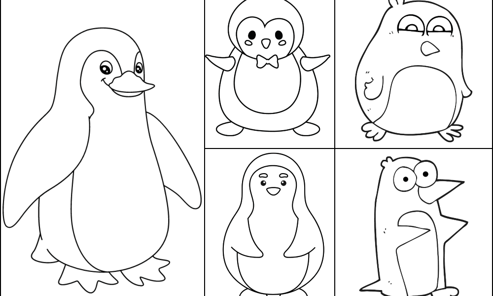 Penguin Coloring Pages For Kids – Free Printables - Kids Art &amp; Craft
