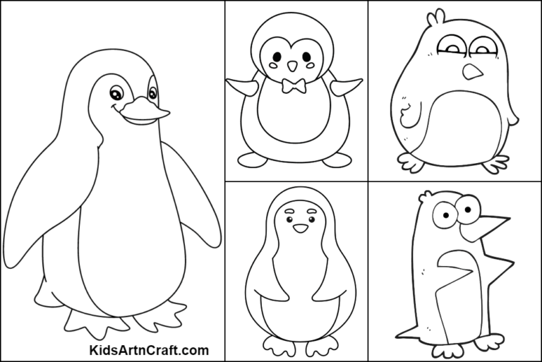 Penguin Coloring Pages For Kids – Free Printables - Kids Art & Craft