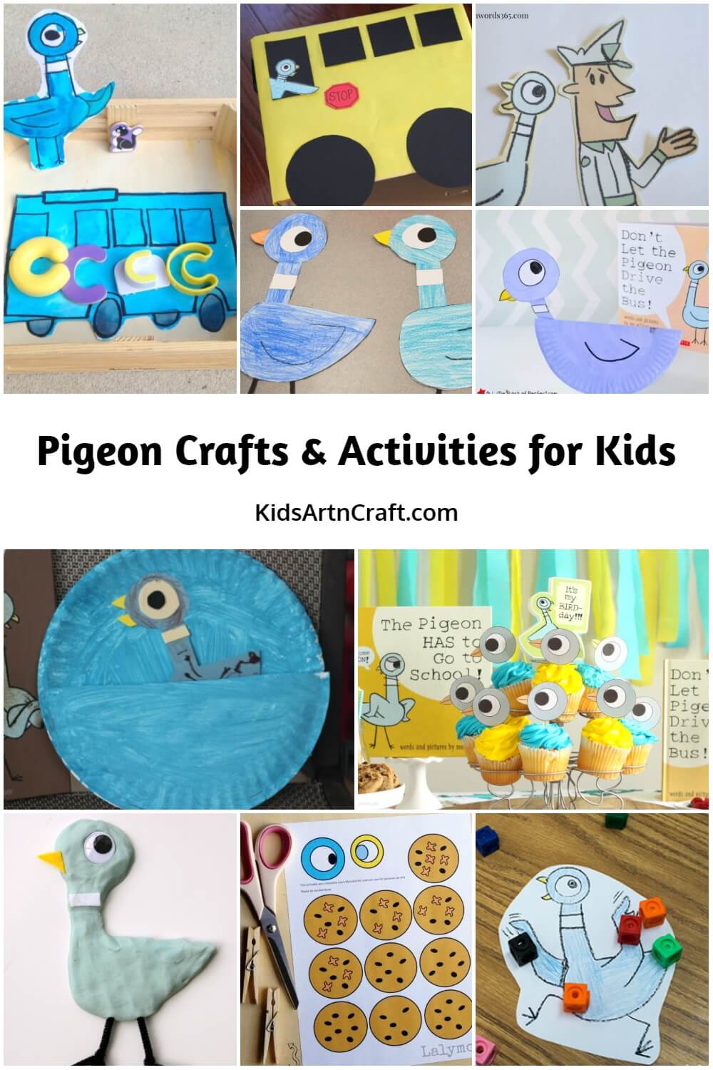 Pigeon Crafts & Activities for Kids