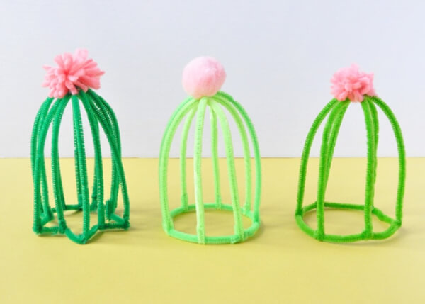 Pipe Cleaner Crafts & Learning Activities DIY Pipe Cleaner Cactus Craft Ideas For Kids