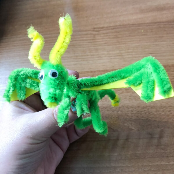 Pipe Cleaner Dragon Craft Ideas For Kids