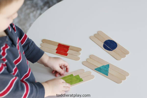 Popsicle Stick Shape Ideas For Kids 