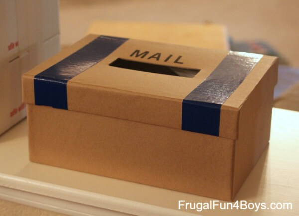 Mailbox Craft Ideas For Kids Postal Service Activities With Cardboard For Kids