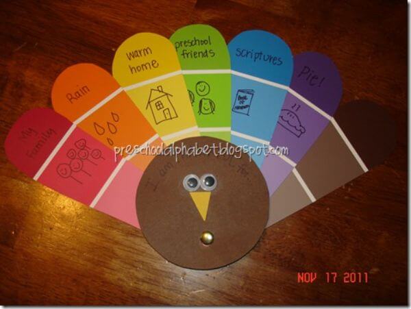 Preschool Alphabet Game Activity For Kids Paint Chip Crafts & Activities for Kids