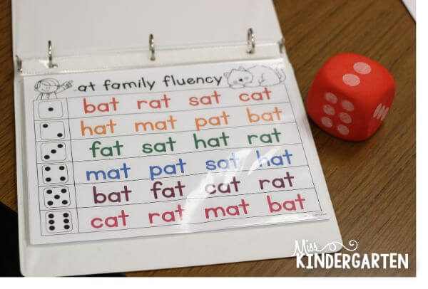 Reading Fluency Game Activities For Kindergarten