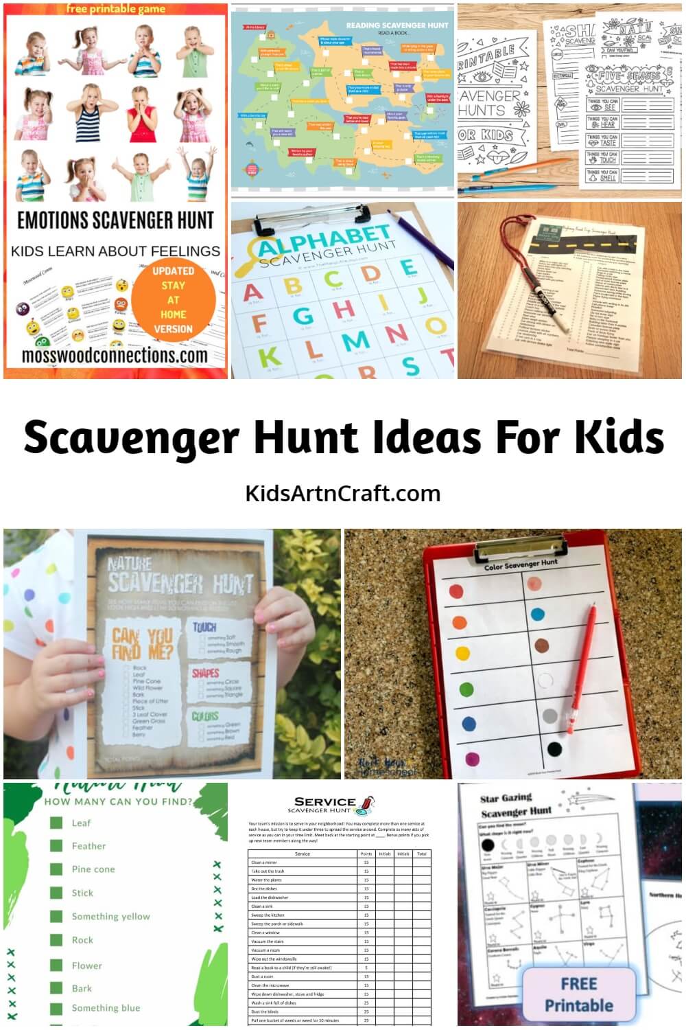 Scavenger Hunt Ideas For Kids
