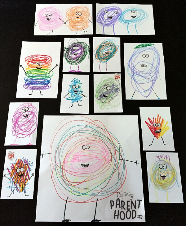 Scribble Art Ideas For Toddlers