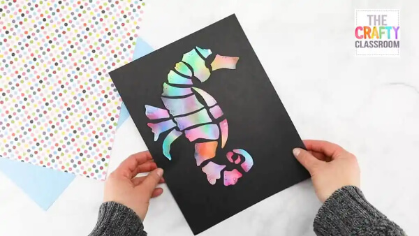 Easy Art Projects For 4th Grade Seahorse Craft Idea For Kids