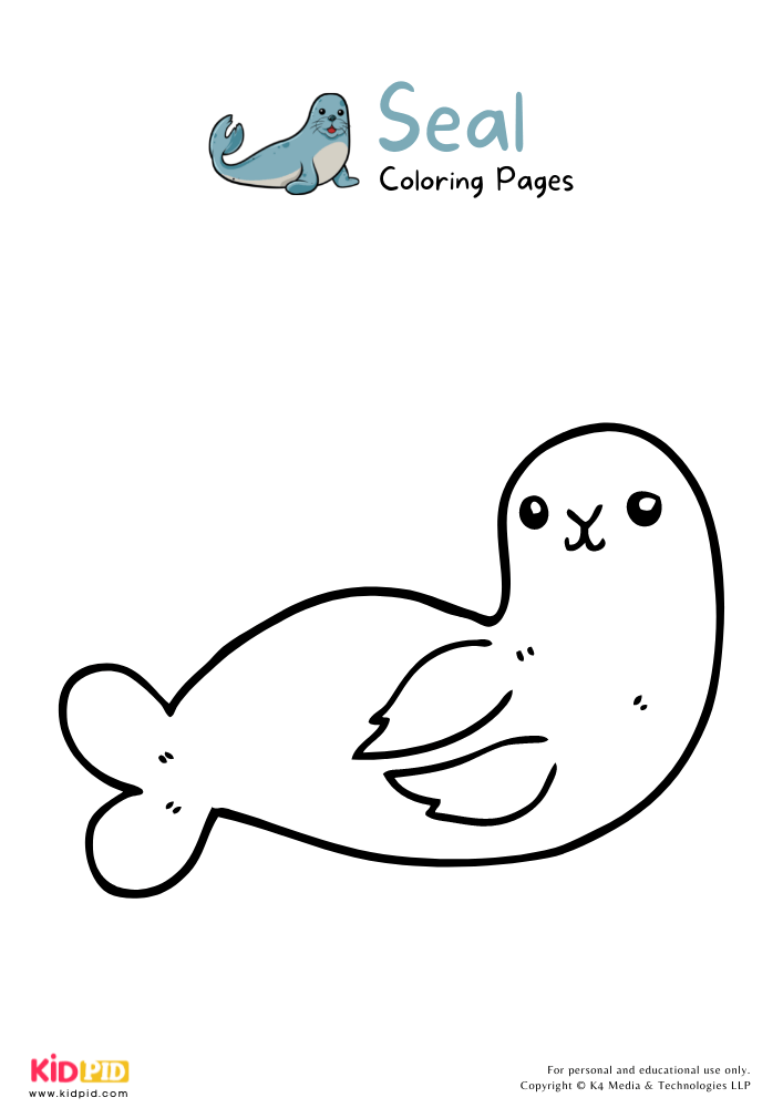 Seal Coloring Pages For Kids – Free Printables