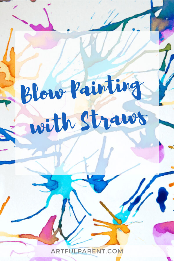 Simple Blow Painting Art Activity