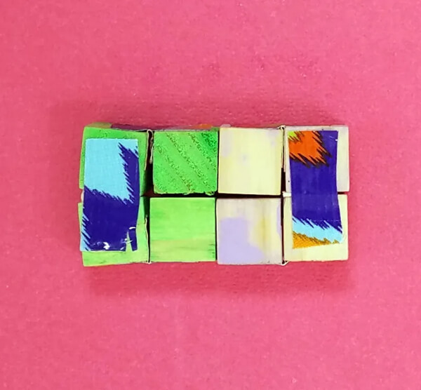 Simple Cube Fidget Toy For Preschoolers