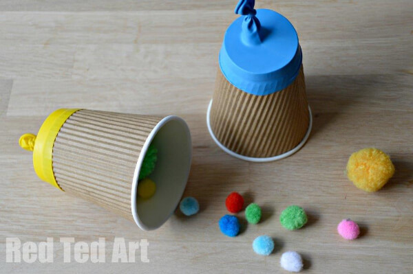 Simple Party Poppers for confetti Stay at Home Play Activities for Kids