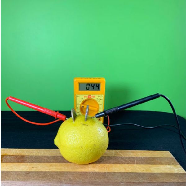 Safe Electricity Experiments For Kids Simple Science Lemon Battery Activity