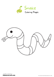 Snake Coloring Pages For Kids – Free Printables - Kids Art &amp; Craft