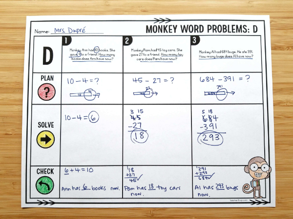 How to Help Your Kids With Word Math Problems  Solve Word Problems For 1st Graders