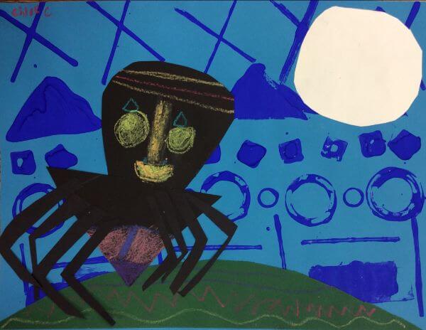 First Grade Art Projects for Kids Spider Artwork Art Project For Classroom