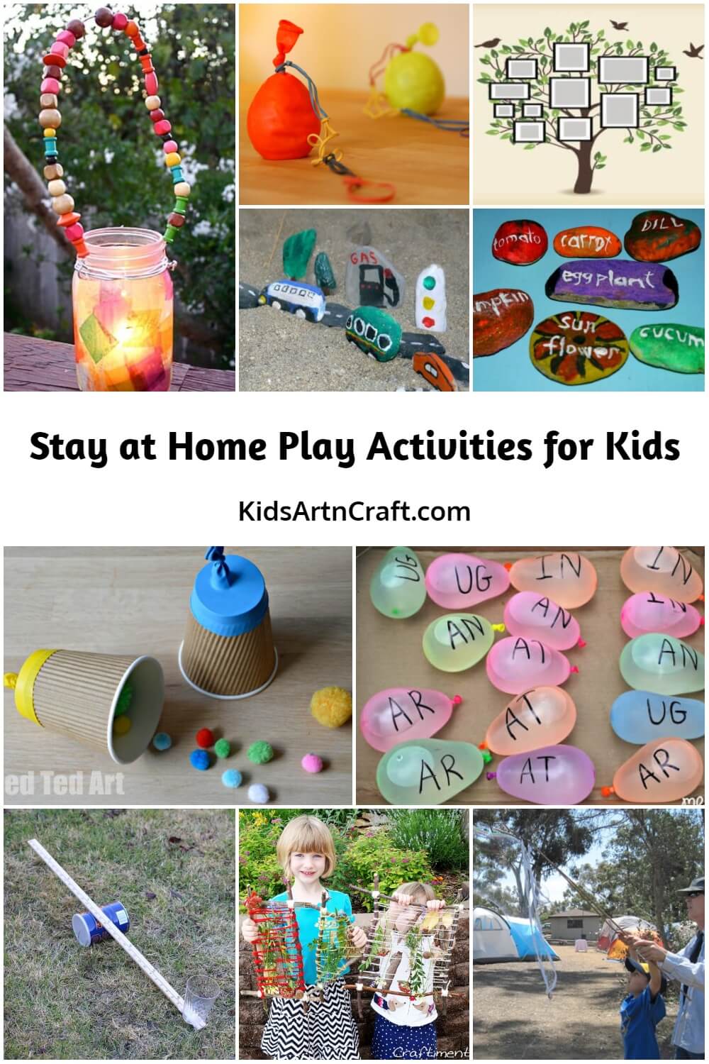 Stay at Home Play Activities for Kids