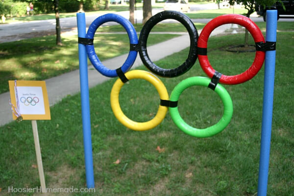 Summer Olympics Art And Craft Activities for Kids (2023) - Summer Olympic Javelin Throw Game Activity