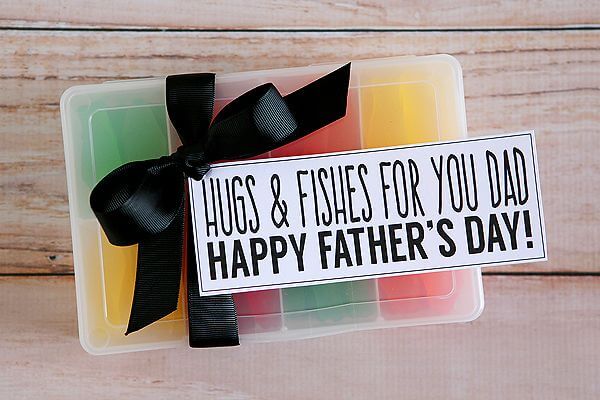 Unique Father's Day Swedish Fish Gift Craft Father’s Day Crafts for Kids
