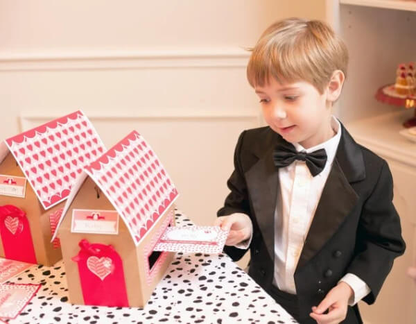 Mailbox Craft Ideas For Kids DIY Valentine's Day Mail Box