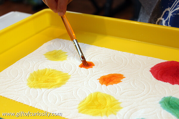 Watercolor Painting On Paper Towels For 1st Grade Art Projects for Kindergarten Kids